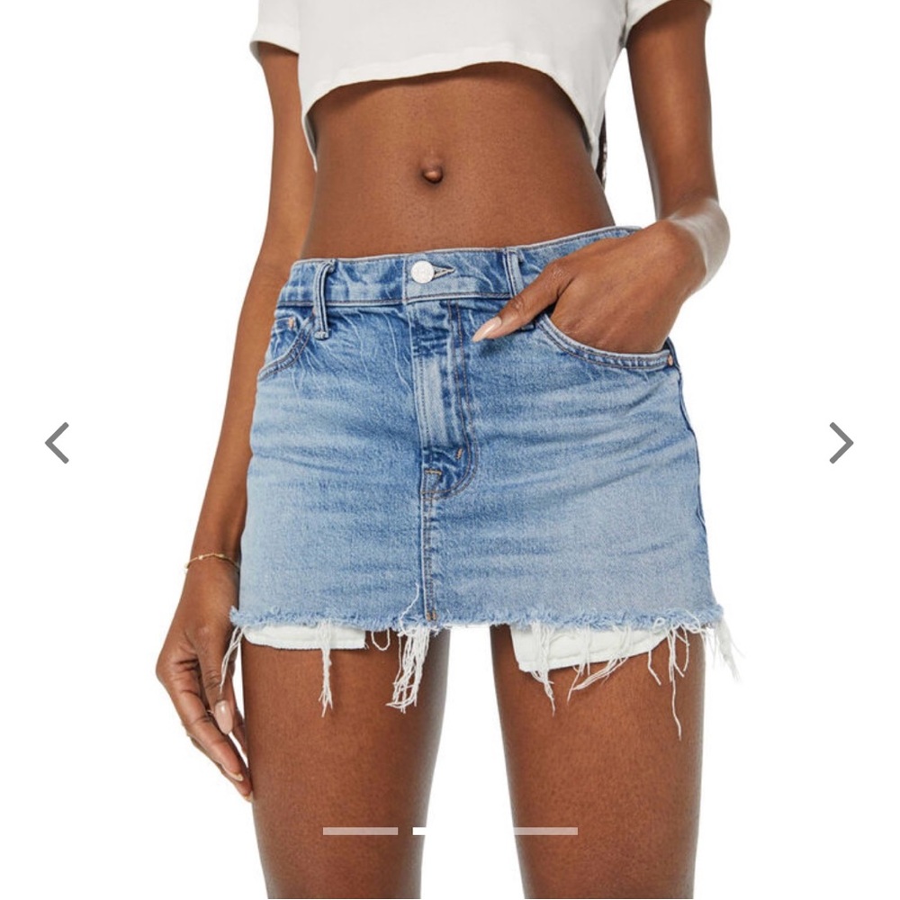 Mother Denim Mini Skirt